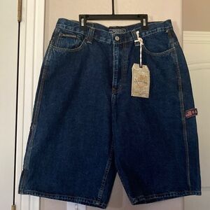 Megan - NWT vintage U.S. Polo Assn. Men's Dark Blue Jean Carpenters Shorts W34